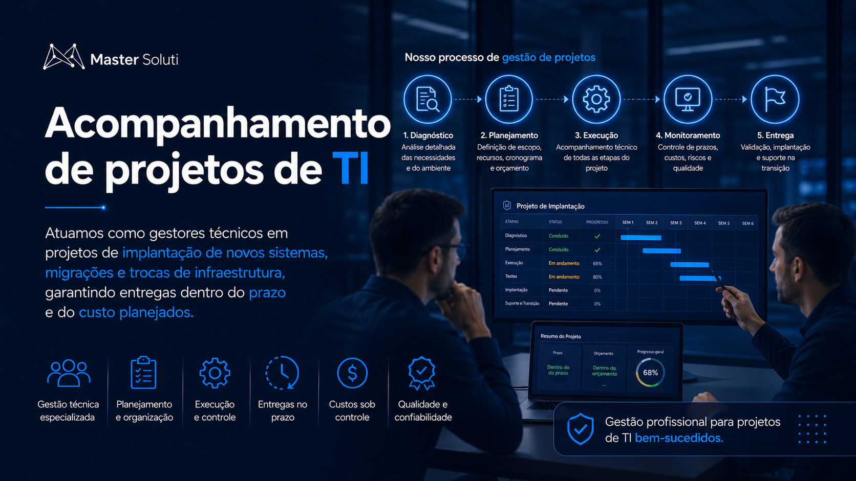 Reuniões de alinhamento com cliente